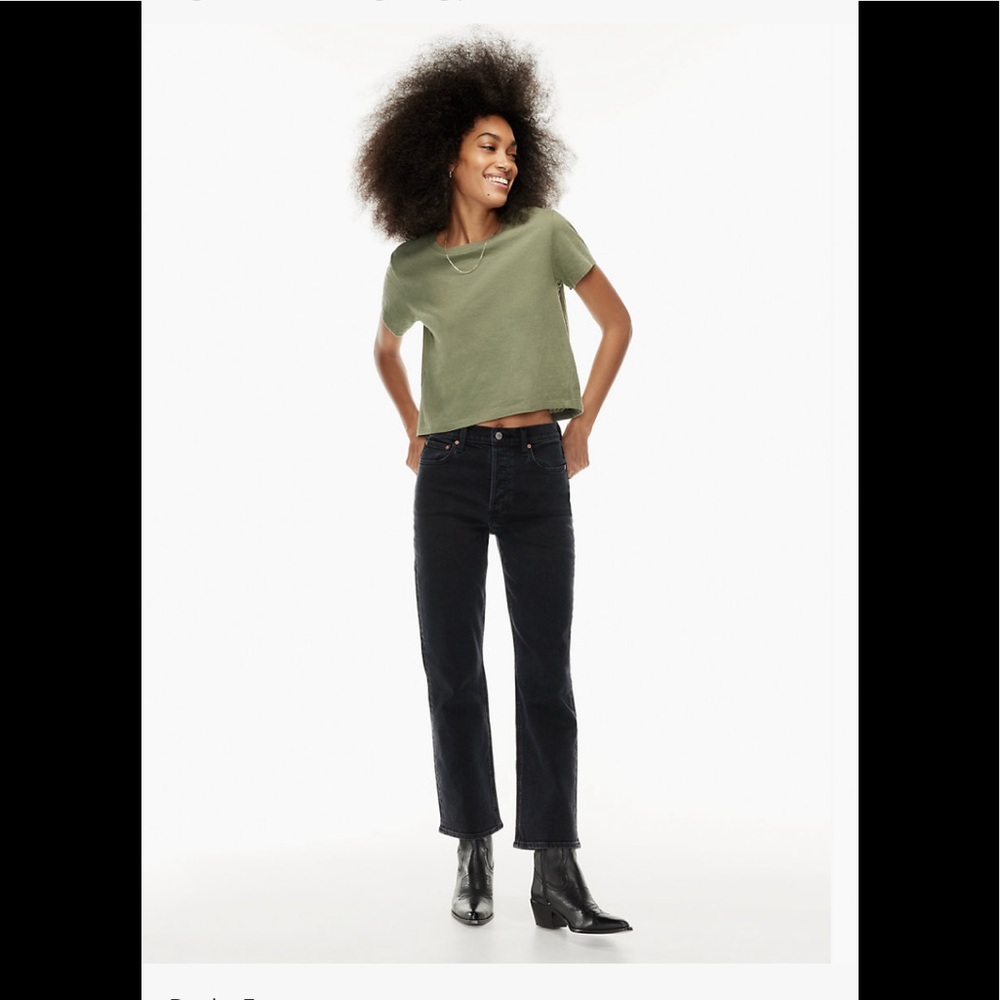 Denim Forum Arlo high rise straight 28 L